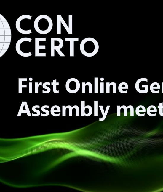 CONCERTO holds its First Online General Assembly meeting