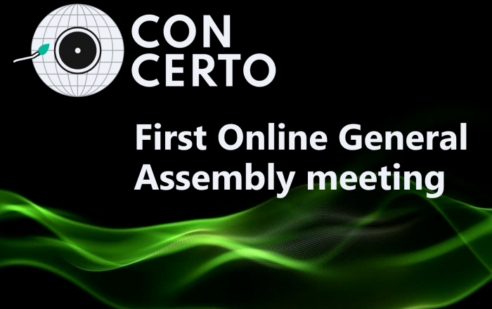 CONCERTO holds its First Online General Assembly meeting