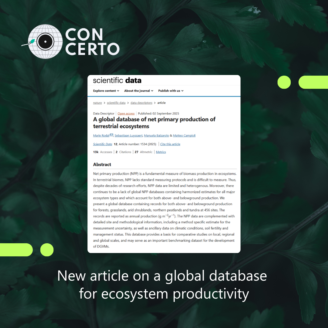 New publication presents a global database advancing the understanding of ecosystem productivity
