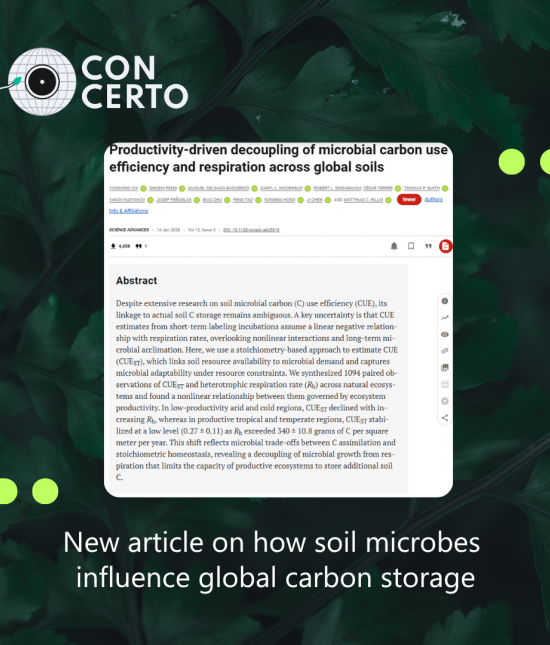 New publication explores how soil microbes influence global carbon storage