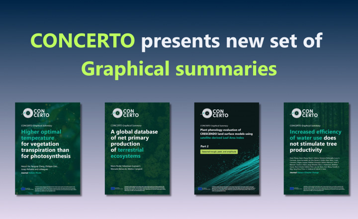 Making Science Easier to Explore with CONCERTO’s Graphical Summaries